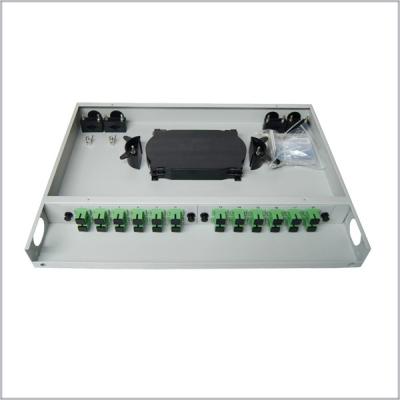 painel de remendo de fibra de 19inch 1u