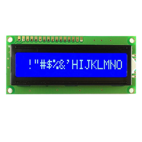 Factory Price 1601 LCD Display Yellow-green and Blue 16x1 Lcd Display Module