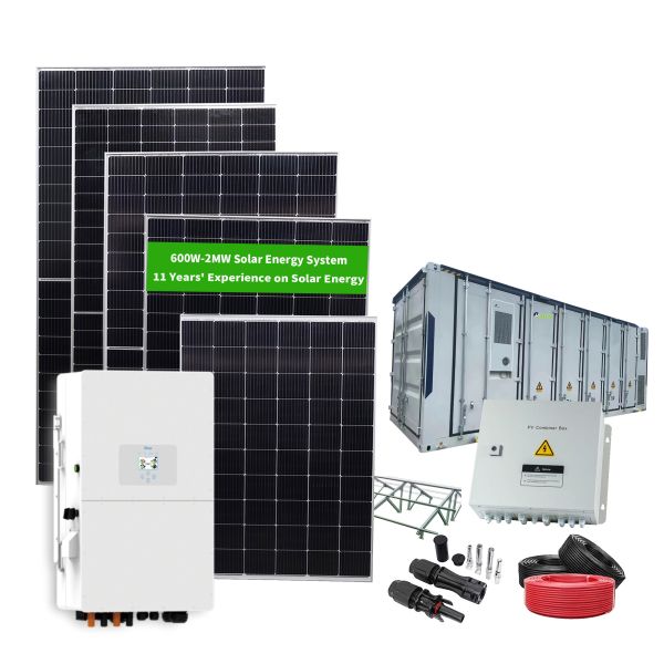 Europe Plug and Play Solar System Solar Panel With Battery and Inverter New Design Uesd for Large Factory