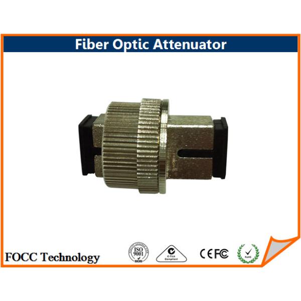 SC Variable Optical Fiber Optic Attenuator for CATV , Fixed Optical Attenuator