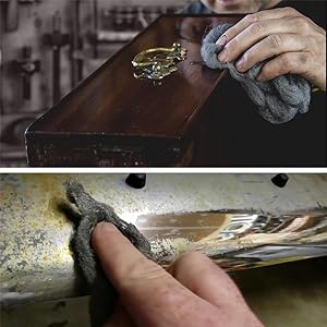 Steel Wool Fill Fabric DIY Kit Ideal for Cleaning Rust Removal and More Grade 0000