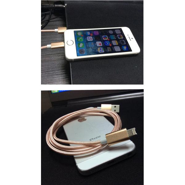 China Factory USB Data Cable Double Sided Micro USB Cable for Andriod and iPhone Mini USB Cable