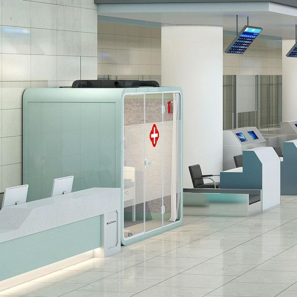 Cápsula para dormir médica, cabina insonorizada y personalizada para dormir en hospitales