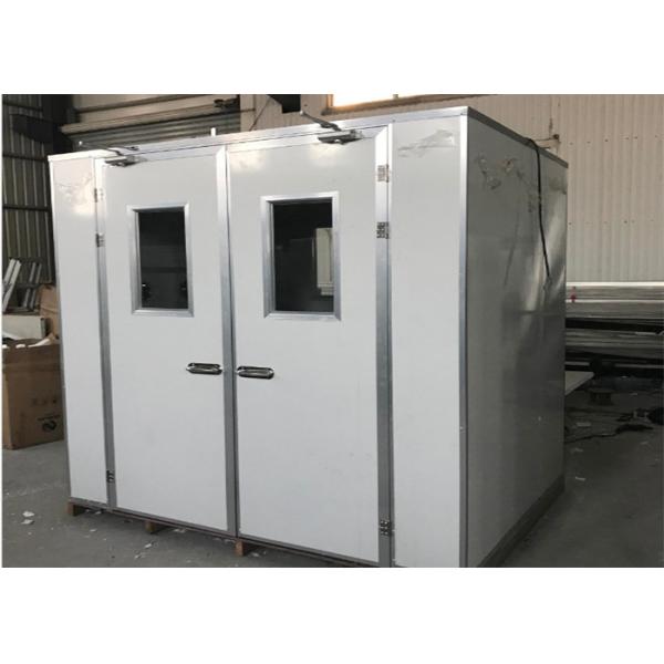 Anti Static Cleanroom Air Shower , Stainless Steel Single - Single Air Shower Room