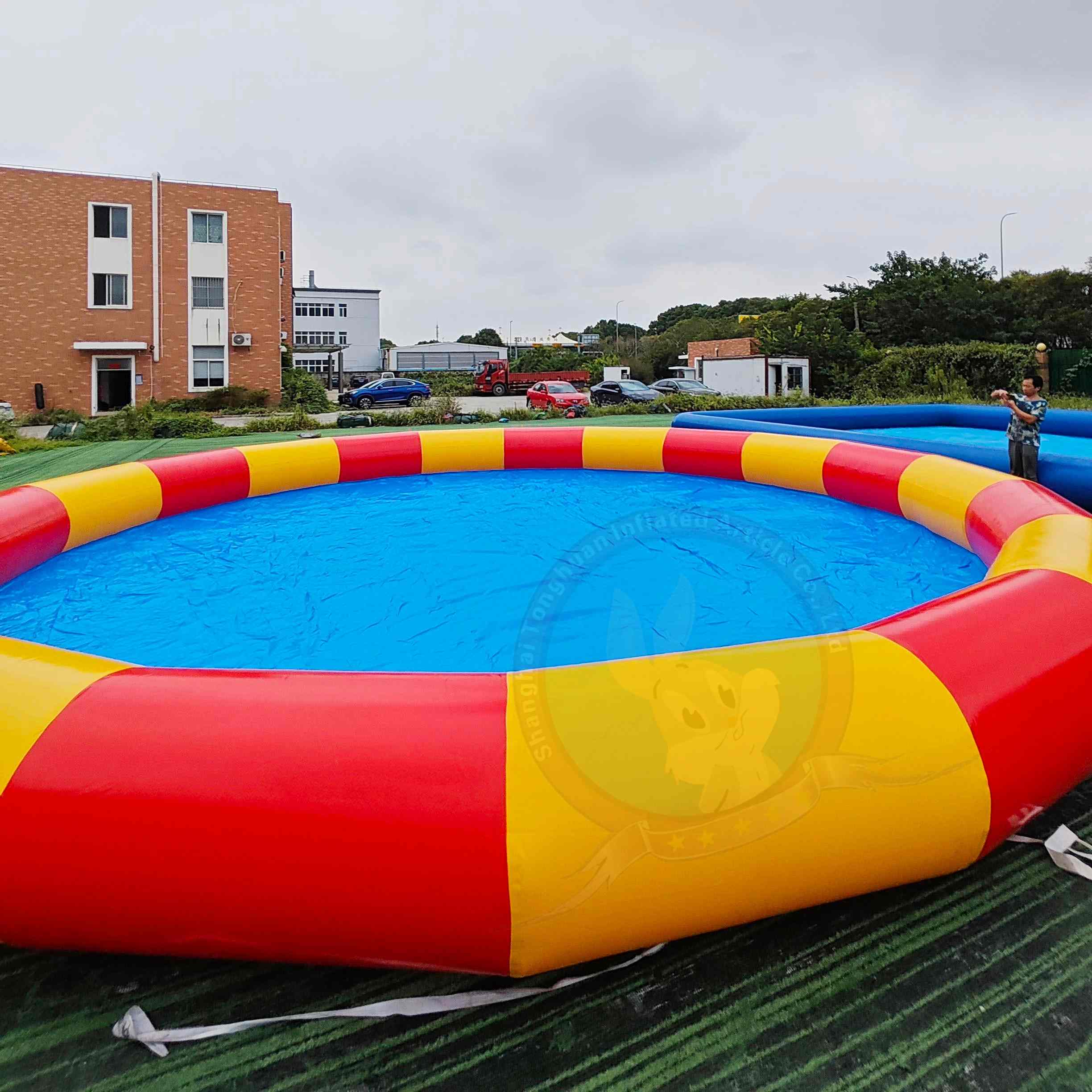 Inflatable Swimming Pool Large Family Inflatable Pool Custom PVC Pool Commercial Outdoor Pool for Garden Resort Event Rental