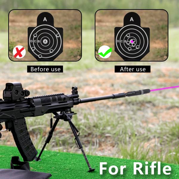 Rifles Purple Laser Bore Sight Kit Boresigh Bore Sighting Laser