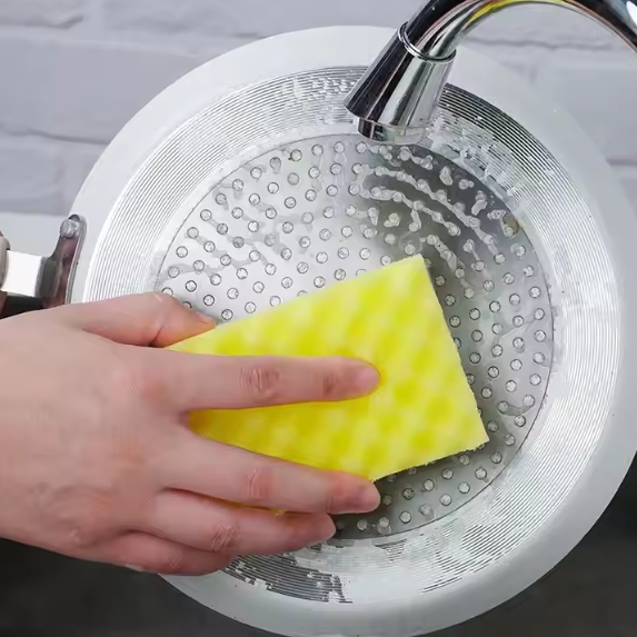 Dishwashing Sponge For Kitchen Dishwashing Utensils Household Easy hold Shape Dish Washing Wipe