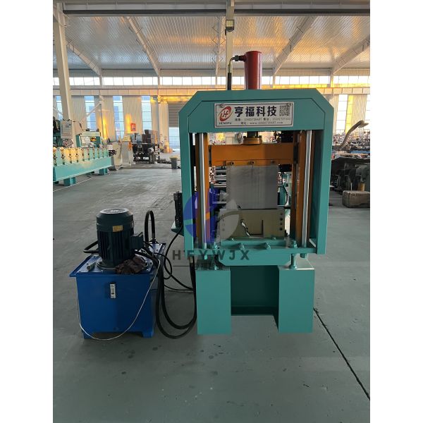 CNC Controlled Rain Gutter Downpipe Roll Forming Machine with Hydraulic Pressure Transmission