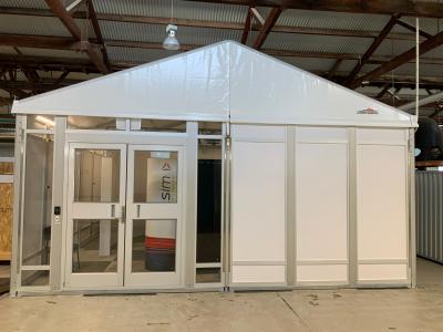 OEM ODM Industrial Storage Tent With High Clearance Eaves For Storing Oversized Machinery
