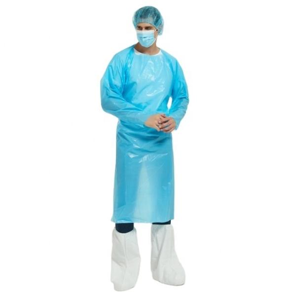 S&J Operation Medical Disposable Surgical Isolation CPE Gown
