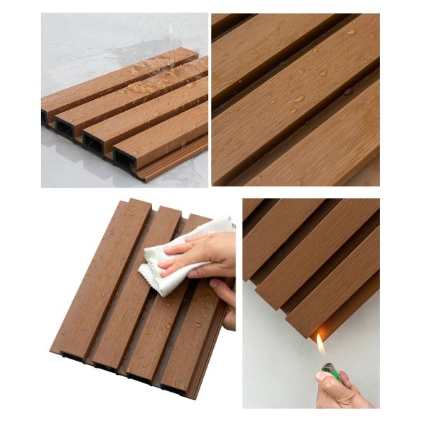 High-Quality Waterproof WPC Outdoor Wall Panels | Wood-Plastic Composite Materials for Exterior Decoration