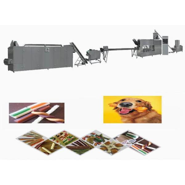 Single Screw Pet Chewing Snack Dog Food Extruder Machine / Feed Extruder Machine