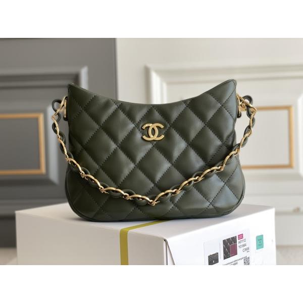 Chanel AS3562 Small Hobo Armpit Hippie Tote Bag Shoulder Bag 2022 Autumn Winter