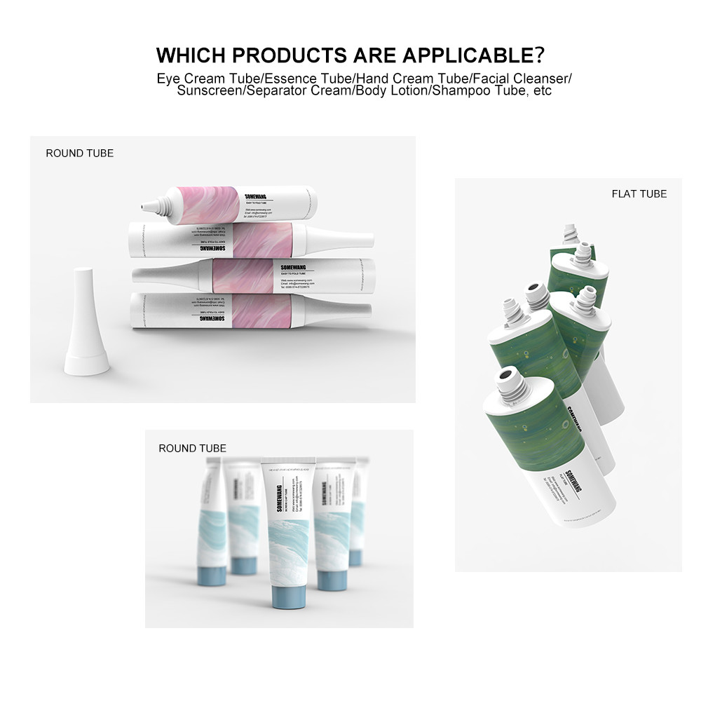 Пустые 5 слоев трубки PBL косметической упаковывая 150ml 180ml 250ml для Cleanser стороны Skincare