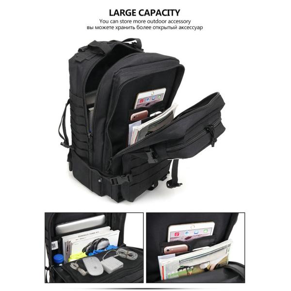 Men Army Military Tactical Backpack Hiking Camping Hunting