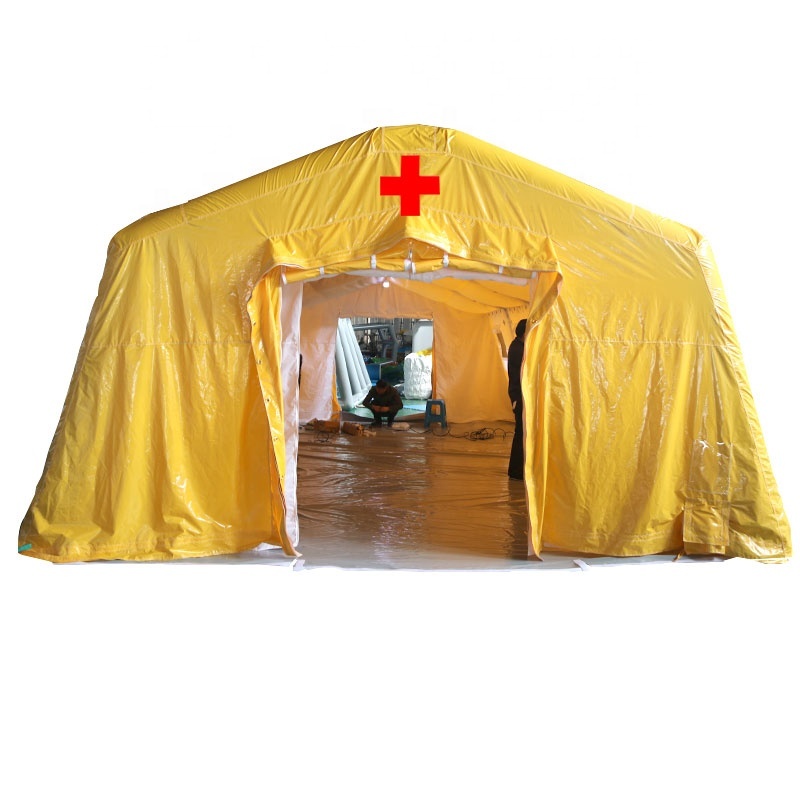 Hot Sale Outdoor Waterproof Inflatable Double Layer Square Medical Isolation Tent China Factory Durable
