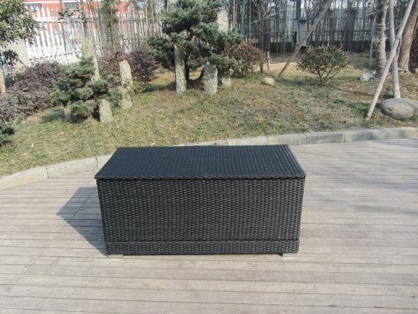Brown Resin Wicker Storage Box