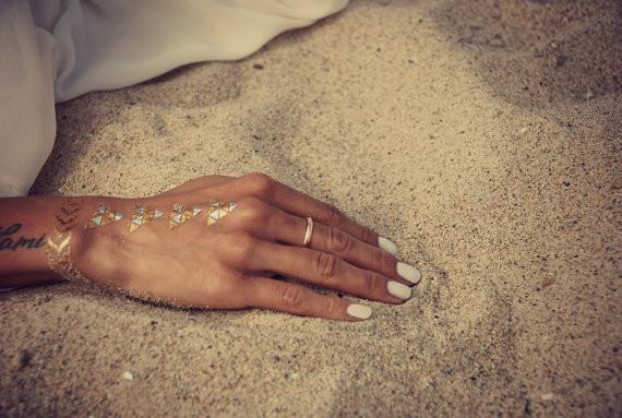 Jewelry Metallic tattoo