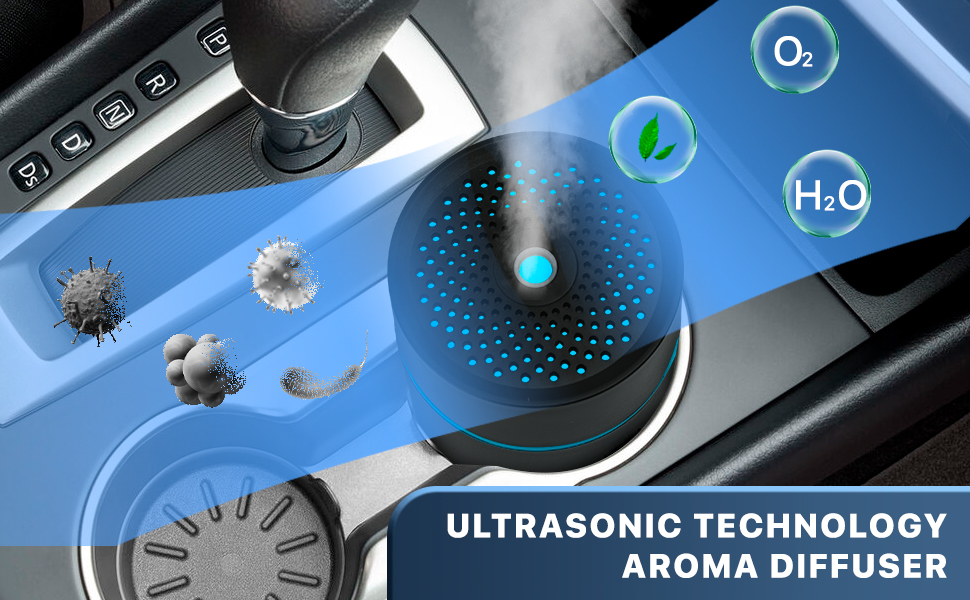 Wholesale Mini USB Portable Car Air Humidifier Scent Air Freshener Customized Room Home Car Essential Oil Aroma Diffuser
