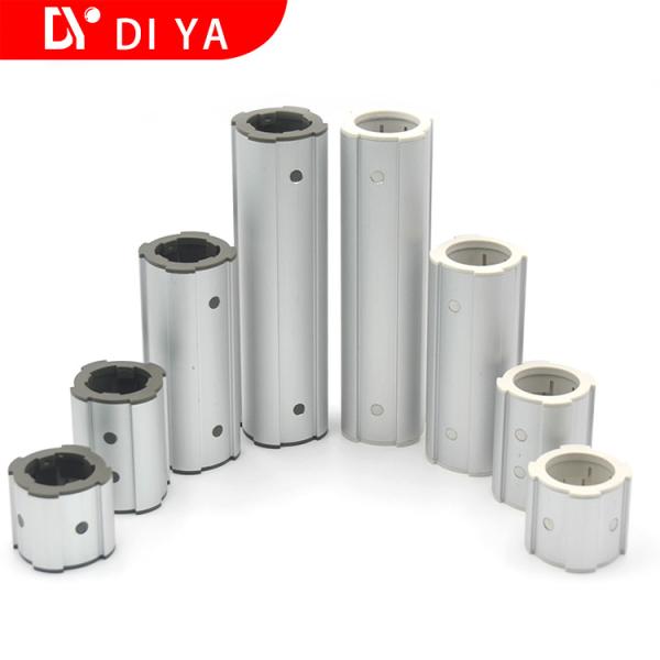 Round Aluminium Extruded DY56 Sections Lean Pipe Slippery Sleeve For Workshop And Factory