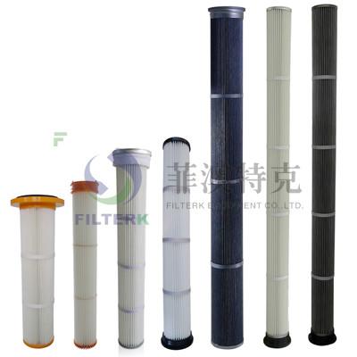 Conical Thread Pleated Filter Bags For Dust Collecting Polyester Media