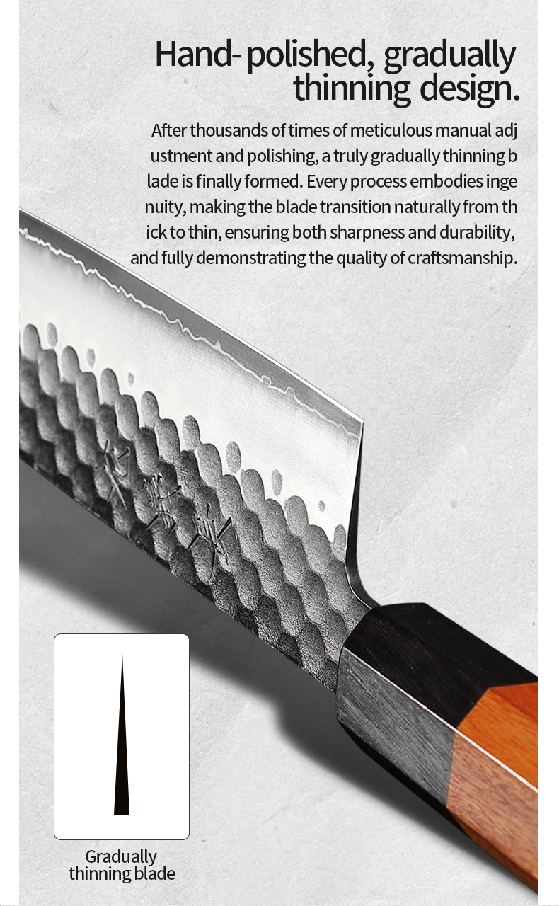 Aogami 2 Gyuto Knife Hand‑Forged Japanese Chef’s Knife for Professional Kitchen