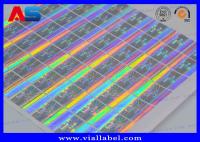 Etiquetas de seguridad de la farmacia 3D Holográfico Void adhesivos