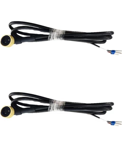 Black Exhaust Valve Four Core Cable 300V 1.7M Industrial Wiring Harness Cable