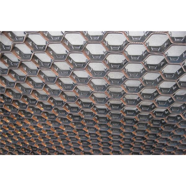 50X50mm Low Carbon Steel Metal Hex Mesh And Anchor Lining