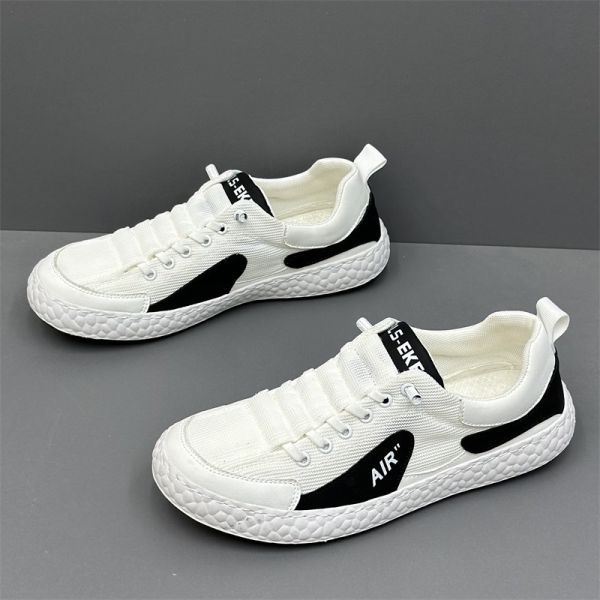 Men's Breathable Mesh Walking Sneakers with Anti-Slip Outsole and Enhanced Cushioning