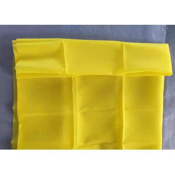Yellow 77T Monofilament Polyester Mesh For Silk Screen Printing