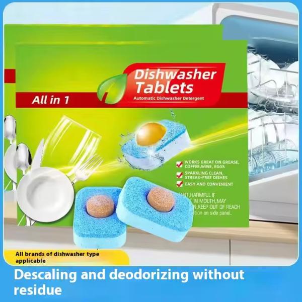 Eco-friendly Solid Shape Dishwashing Tablet Sheet 20g Or Customized Biodegradable Dishwasher Tablet