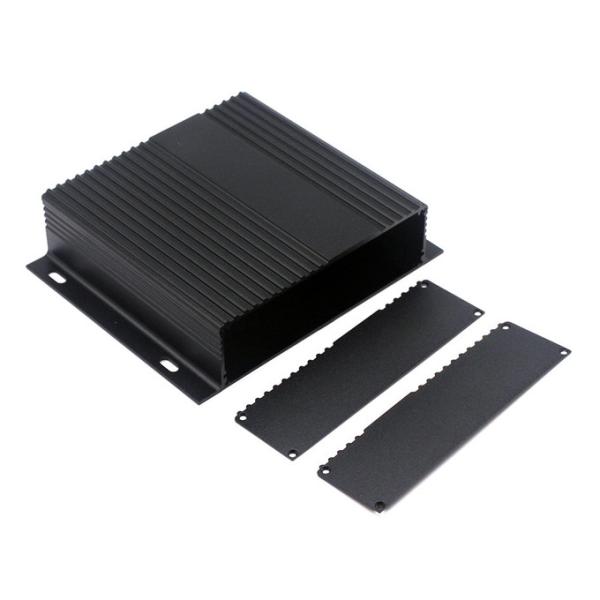 PCB Al6063-T5 прессовал алюминиевая коробка, приложение штранг-прессования дефлектора 2pcs алюминиевое