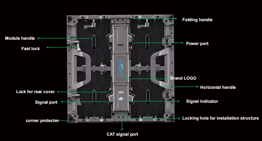 P1.9 1000x1000mm Transparent Led Wall Display Screen Indoor Panel Energy Saving