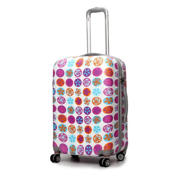 ABS PC travel trolley luggage bag from China baigou factory