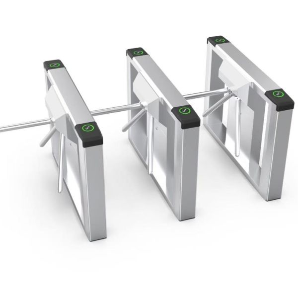 Low Maintenance Tripod Turnstile Gate SUS 304 Stainless Steel for Gym Access Control