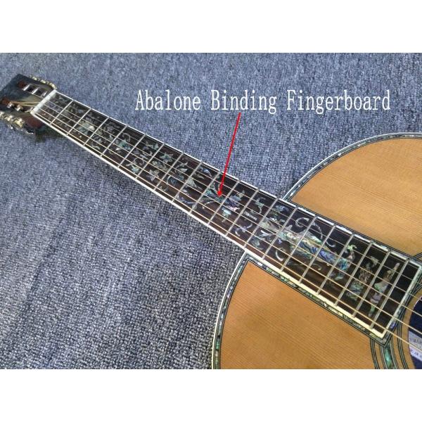 39 inches ooo45s Acoustic Guitar Top AAA Solid Red Cedar Abalone Binding Body With Fishman Pickups Rosewood fingerboard