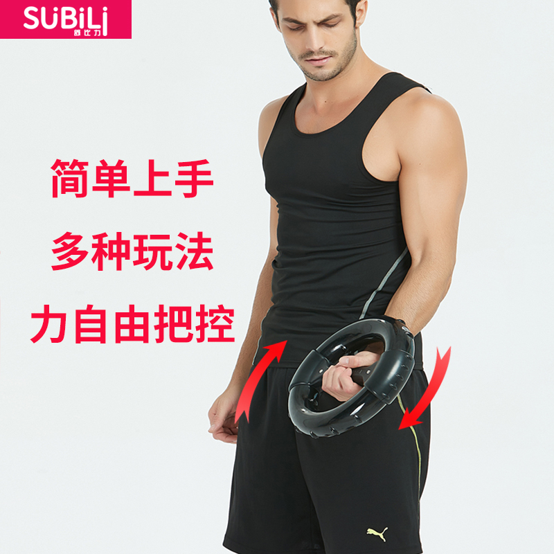 Power Spin Ball Exercise Ball Zinc Alloy CE Certified Efficient Upper Body Arm Exerciser Wrist Strength Training Safety Durable