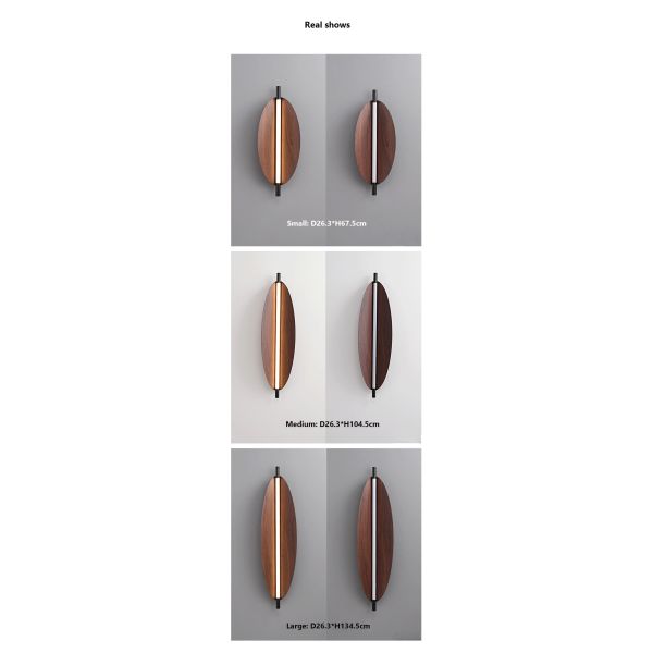 Bedside Stairway Corridor LED Light Long Strip Japanese Wood Grain wall lamp (WH-VR-137)