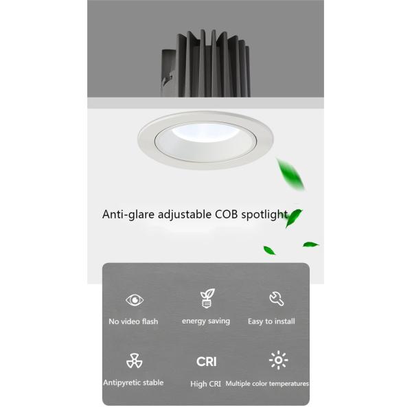 DALI Dimmable LED Wall Washer Spotlight 30W 24deg Lighting Angle Ra90