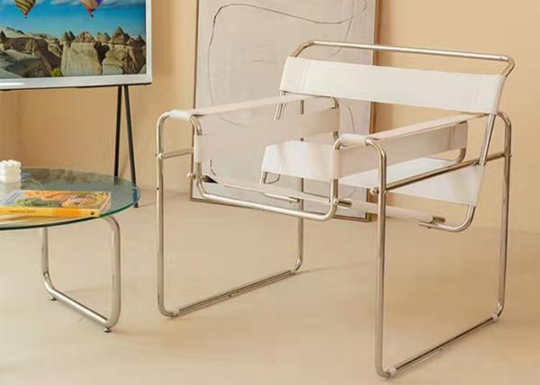 Belt Backrest Stainless Steel Outdoor Chairs