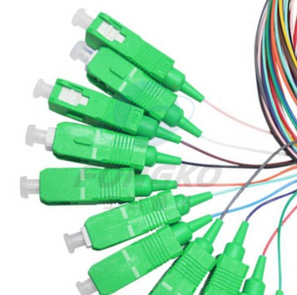 12F FTTH Fibra Óptica Pigtails SC APC UPC SM G.657A1 Fibra Óptica