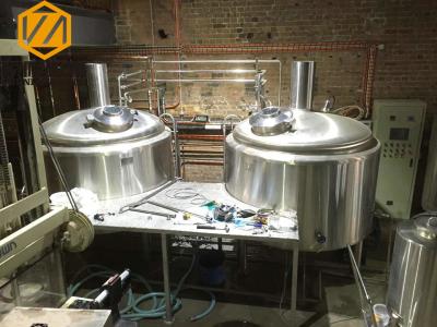 Original Beer Production Line , Small Scale Beer Brewing Equipment With Chiller
