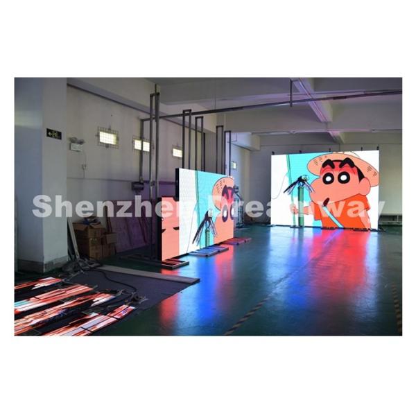 SMD3528 LED P 6 Indoor LED Screen Rental Iron Cabinet with 576 by 576 mm