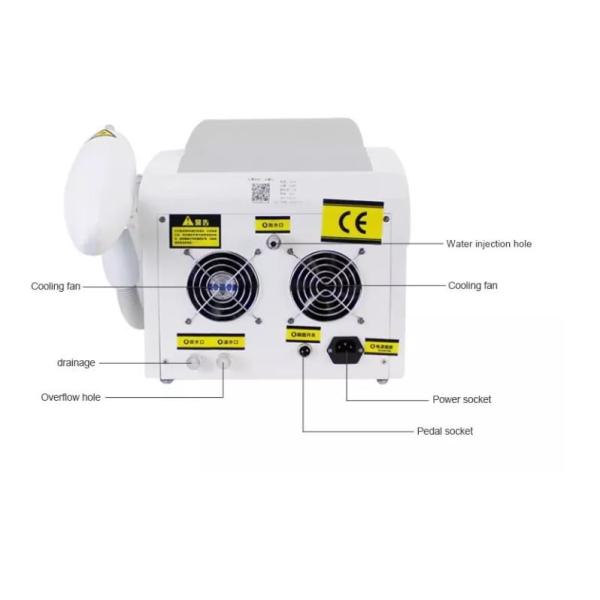 Мини машина 1064nm 532nm 1320nm удаления татуировки лазера Nd Yag переключателя q