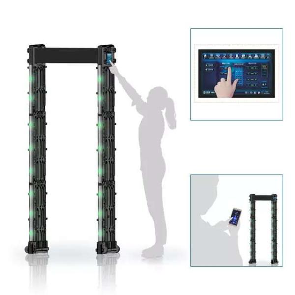 12W IP55 Door Frame Metal Detector 255 level Sensitivity
