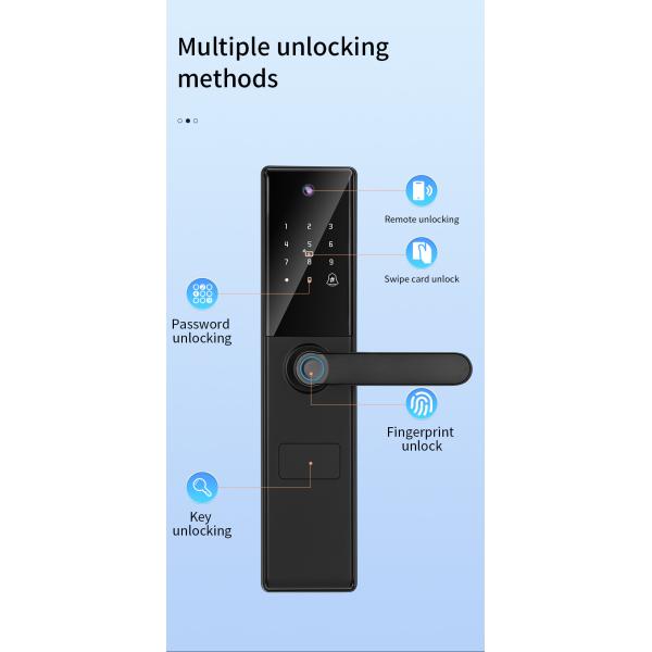 Ручка смарт-дверный замок 6068mortise отпечаток пальцев камера замок