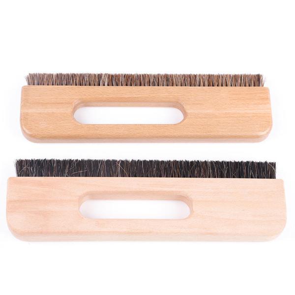 Nature Wood Handle Horsehair Cleaning Brush Wallpaper Smoothing