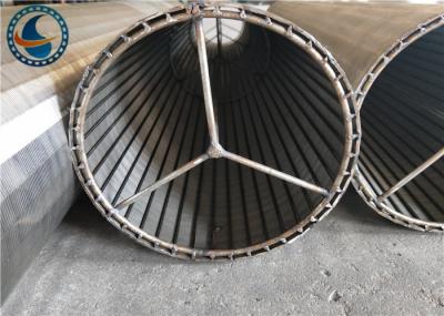 Materiais de aço inoxidável do controle da areia da rede de arame da cunha da forma da filtragem V