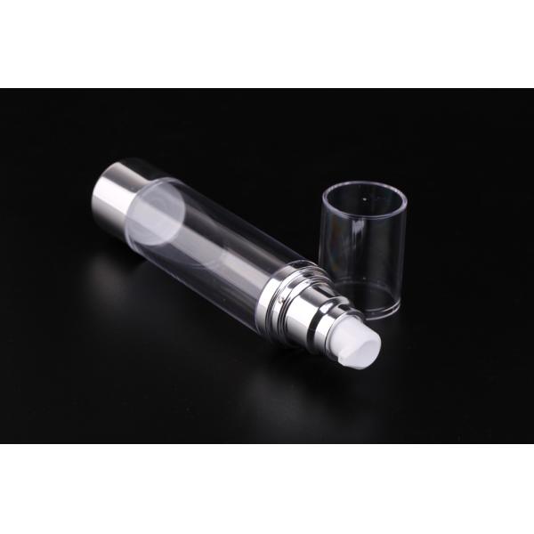 UKMS03 15-30-50ml Pump High Low Round Cosmetic High quality Airless AS Cosmetic bottle, Spray airless bottle
